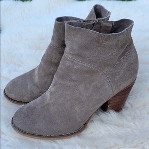 Ammo x Akita Gray Suede Booties size 7 Ankle boots